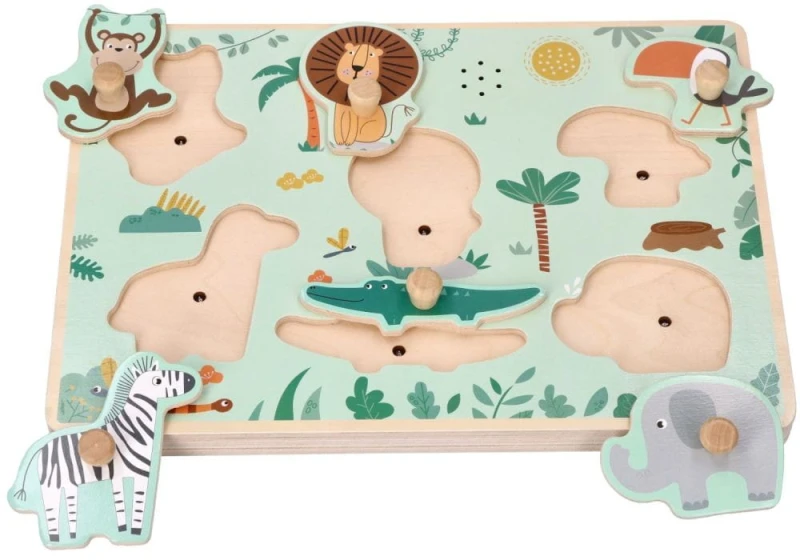 Układanka dźwiękowa Zwierzęta Safari Adam Toys