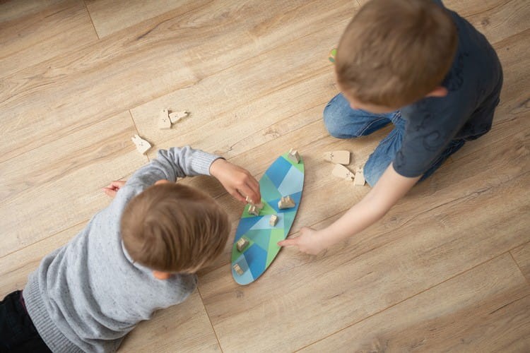 Balansujące króliczki. Gra zręcznościowa BS Toys