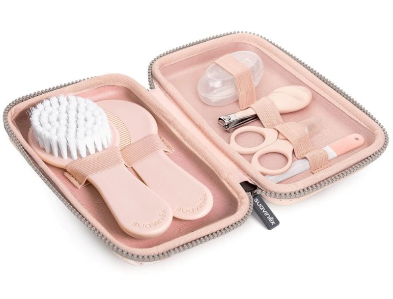 Zestaw do manicure dla niemowląt różowy Hygge - Suavinex