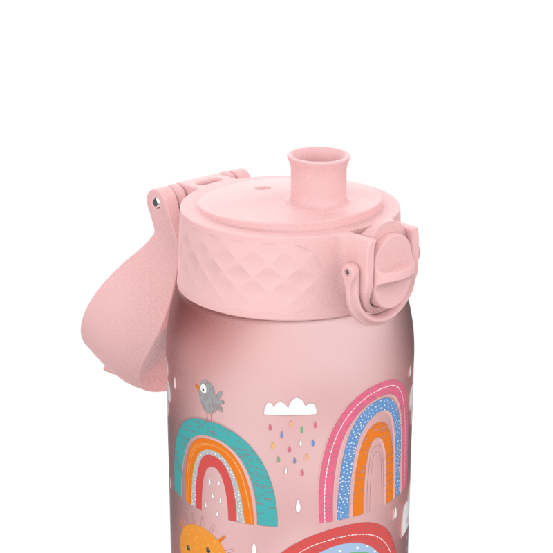 ION8 bidon dziecięcy Tęcze różowy 400 ml