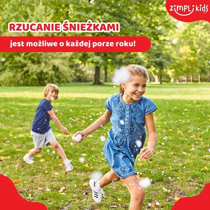 Sztuczny śnieg śnieżki SnoBall Play 4 użycia Zimpli Kids
