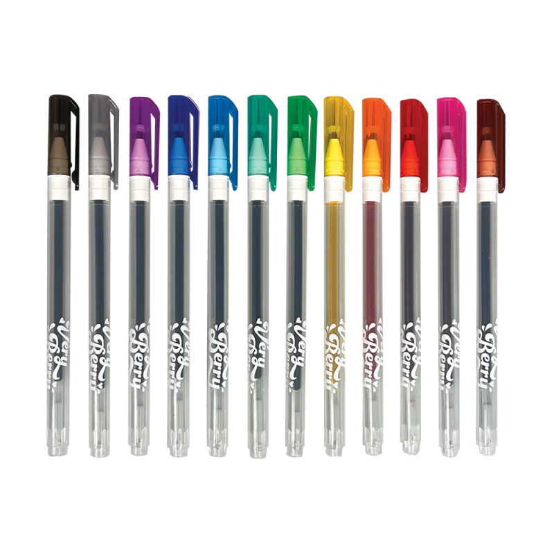 Pachnące długopisy Żelowe 12 szt. Very Berry Strawberry Ooly