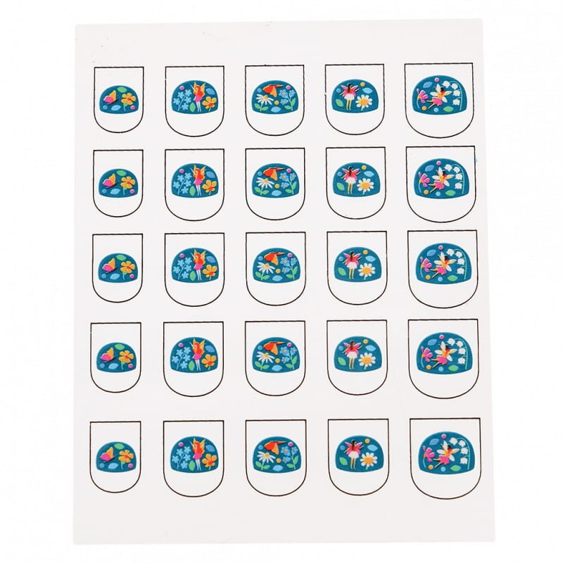 Naklejki na paznokcie wróżki 25 szt. - Rex London