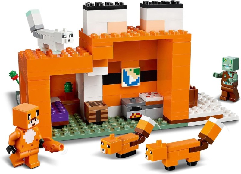 Lego Minecraft Siedlisko lisów 21178