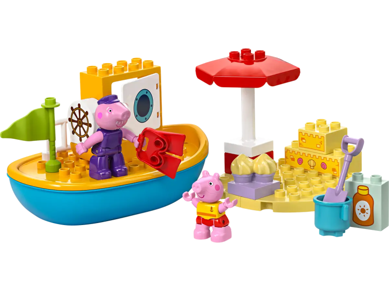 Lego Duplo Świnka Peppa rejs łodzią 10432