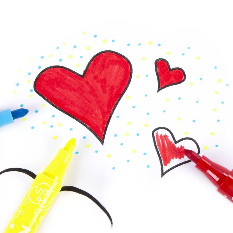 Flamastry dla dzieci Jumbo 12 szt. Kidea