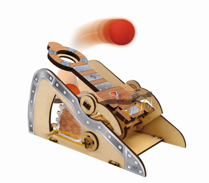 Katapulta średniowieczna zestaw elementów DiY Buki