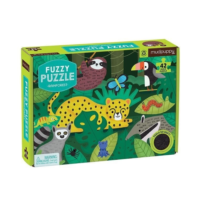 Puzzle Sensoryczne 42 el. Las Tropikalny - Mudpuppy