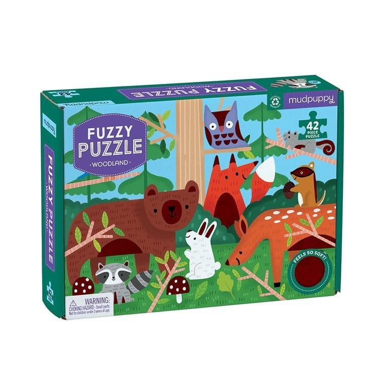 Puzzle Sensoryczne 42 el. Las - Mudpuppy