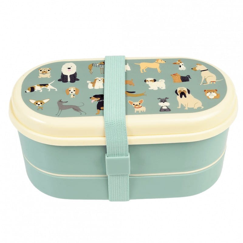 Lunchbox ze sztućcami śniadaniówka Pieski Rex London