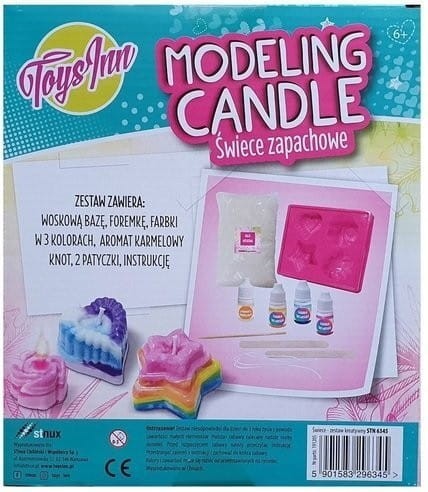 Świece zapachowe zestaw DiY zrób sam ToysInn