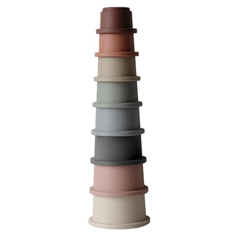 Kubeczki z dziurkami wieża Stacking Tower - Mushie