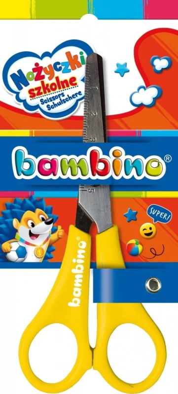 Nożyczki szkolne zaokrąglone 1 szt. Bambino