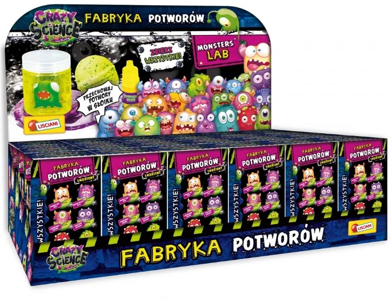 Fabryka potworków - embriony crazy science Lisciani 1 szt.