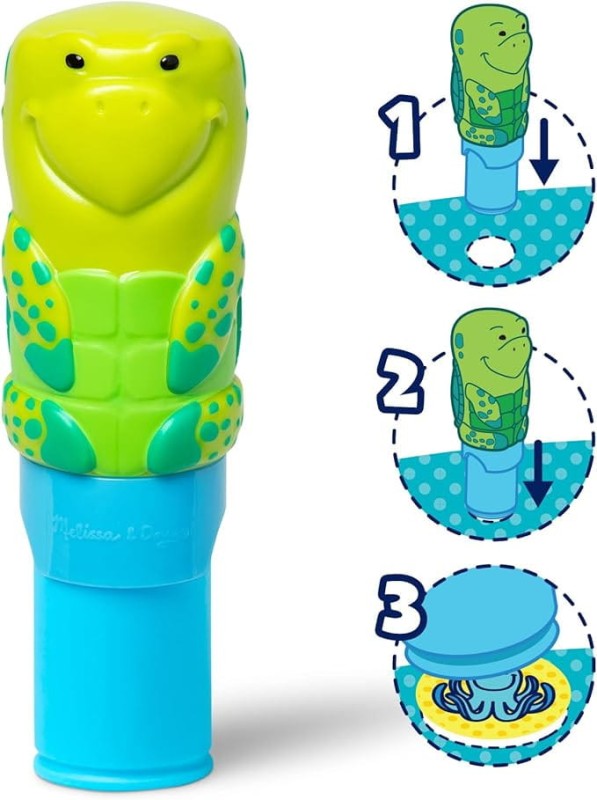 Stempelki z naklejkami Żółw Sticker WOW Melissa & Doug