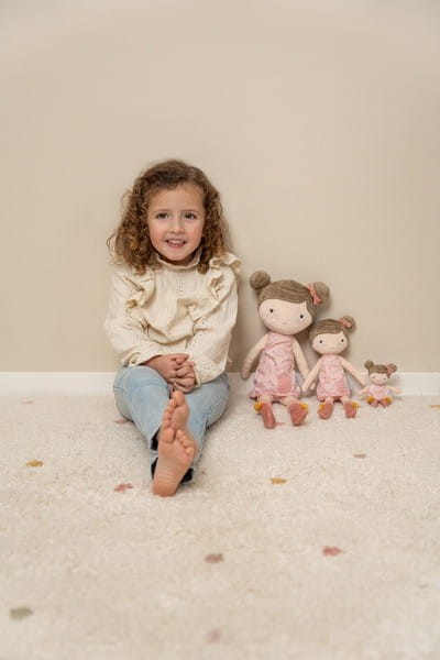 Lalka Rosa 50cm miękka w sukience Little Dutch