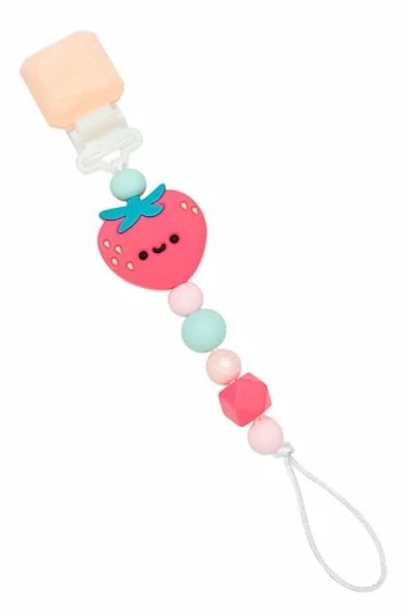 Zawieszka do smoczka Darling Truskawka - loulou LOLLIPOP