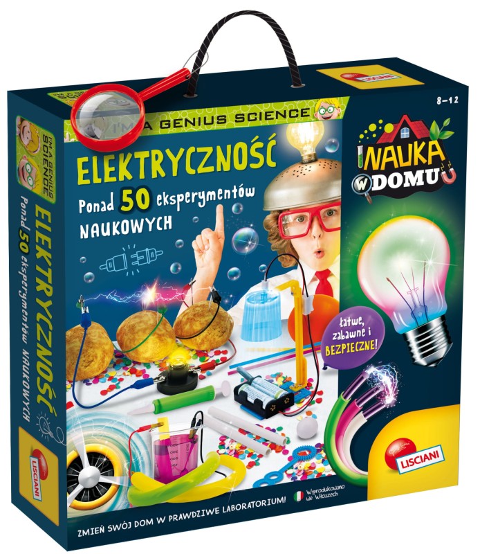 Elektryczność ponad 50 eksperymentów naukowych dla dzieci Lisciani