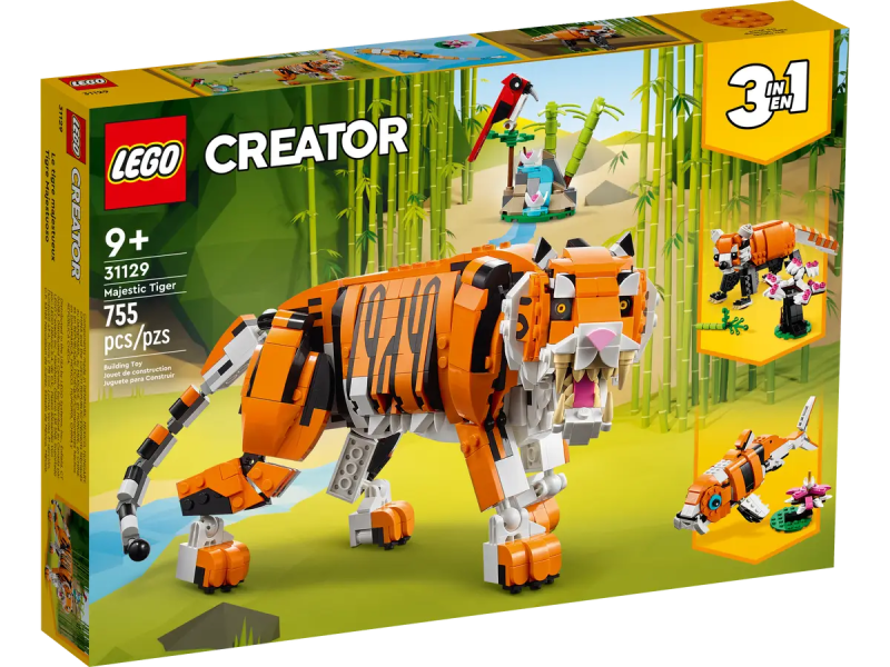 Majestatyczny tygrys Lego Creator 3w1 31129