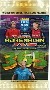 Duża Puszka 9 Saszetek 3 Karty Limited Piłkarskie FIFA 365 2025 ADRENALYN XL PANINI