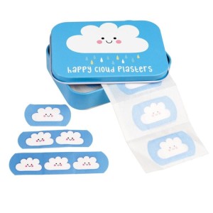 Plastry opatrunkowe w pudełku Wesoła Chmurka 30 szt. - Rex London