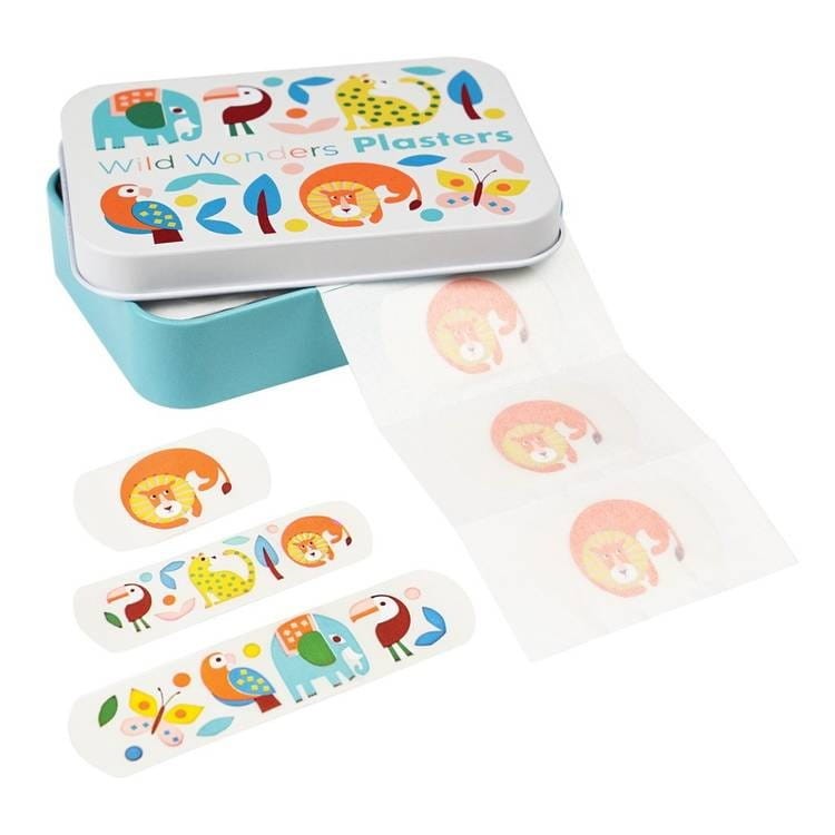 Plastry opatrunkowe w pudełku Egzotyczne Zwierzaki 30 szt. - Rex London