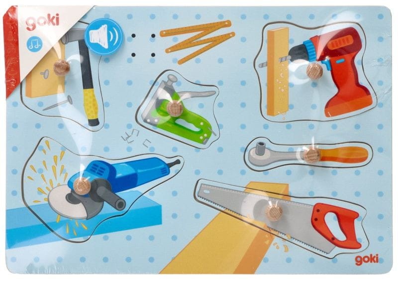 Narzędzia puzzle z dźwiekami Goki