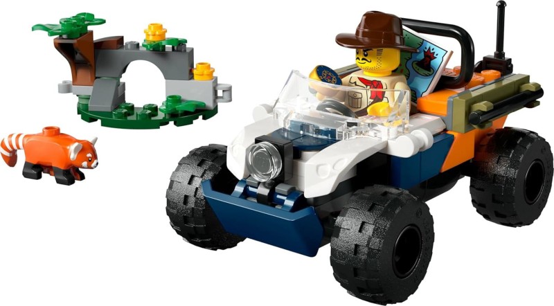 Lego 60424 Quad badacza dżungli z pandą czerwoną