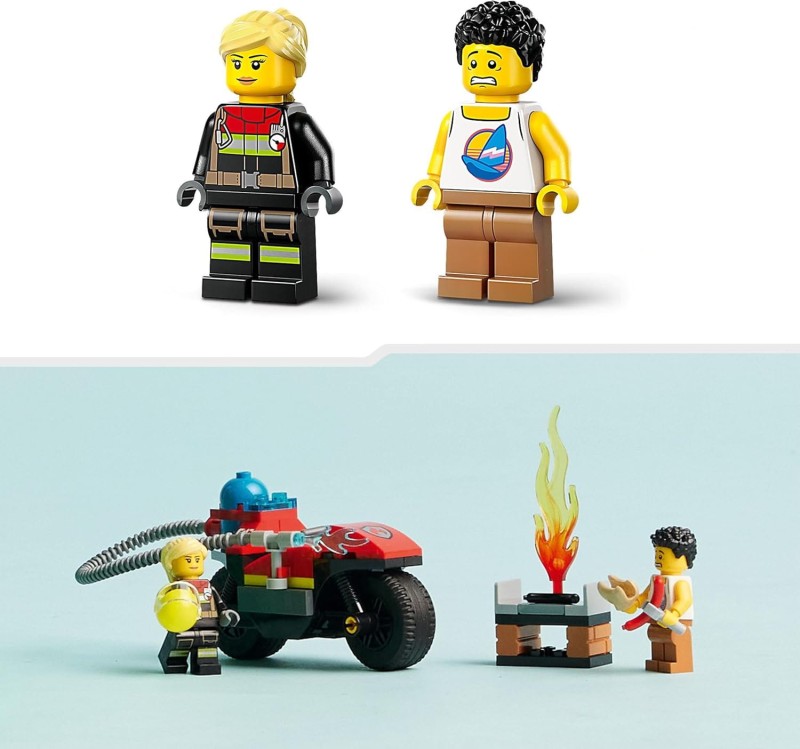 Strażacki motocykl ratunkowy Lego 60410