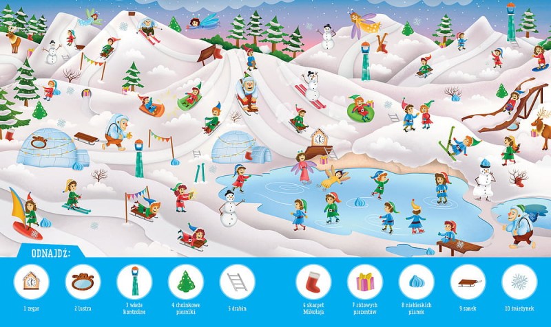 W Krainie Mikołaja. Świąteczna wyszukiwanka Książka