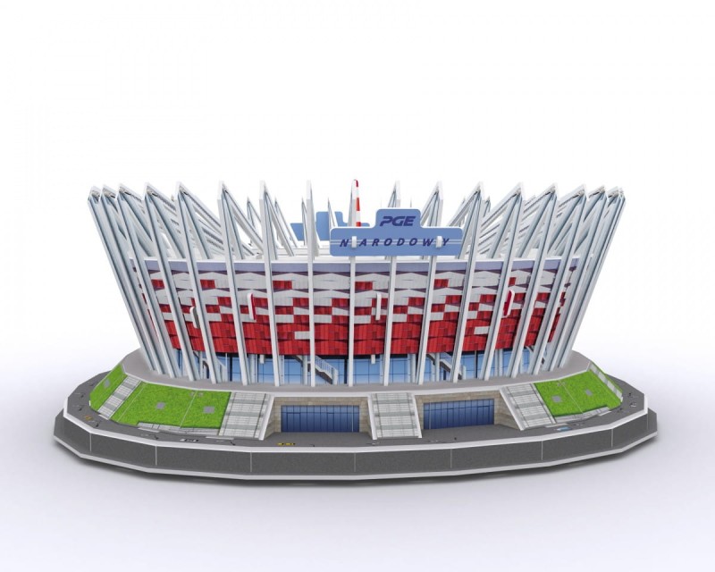 Stadion PGE Narodowy Polska puzzle 3D 105 el.