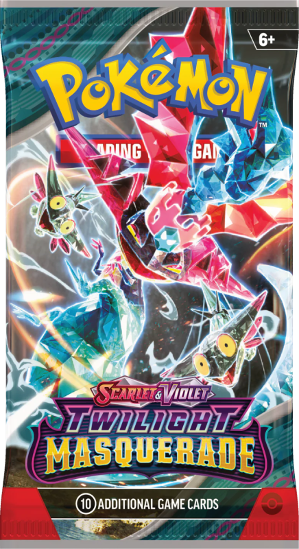 Saszetka z kartami Pokemon TCG Twilight Masquerade Scarlet&Violet 1 szt.