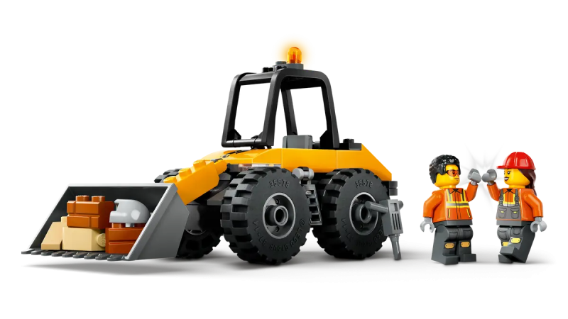 Lego 60450 Żółta ładowarka koparka kołowa