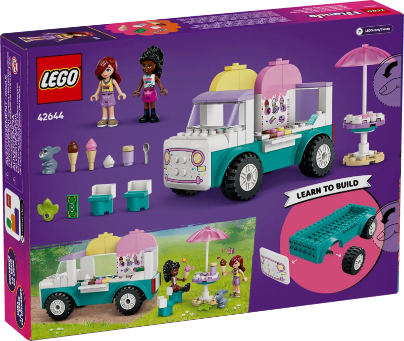 Lego Friends 42644 Furgonetka z lodami w mieście Heartlake