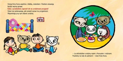 Kicia Kocia idzie na urodziny