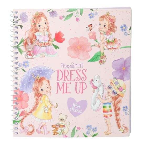 Album z naklejkami Ubieranki Dress Me Up Princess Mimi książeczka Depesche