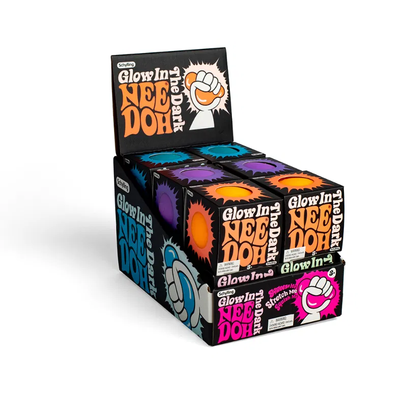 Świecący w ciemności gniotek 1 szt. Needoh GLOW IN THE DARK Schylling