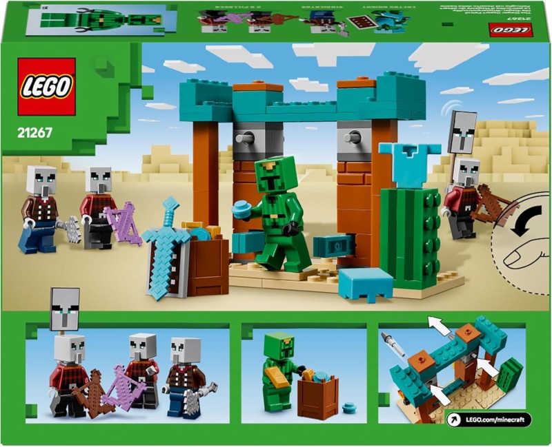 Lego Minecraft 21267 Pustynny patrol złosadników