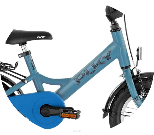 Rower dziecięcy z bagażnikiem PUKY YOUKE 16' breezy blue