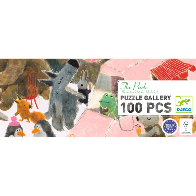 Puzzle gallery 100 el. Przyjęcie Djeco