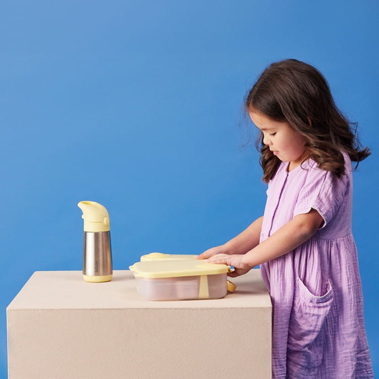 b.box bidon termiczny ze słomką dla dzieci 350 ml Lemon Twist