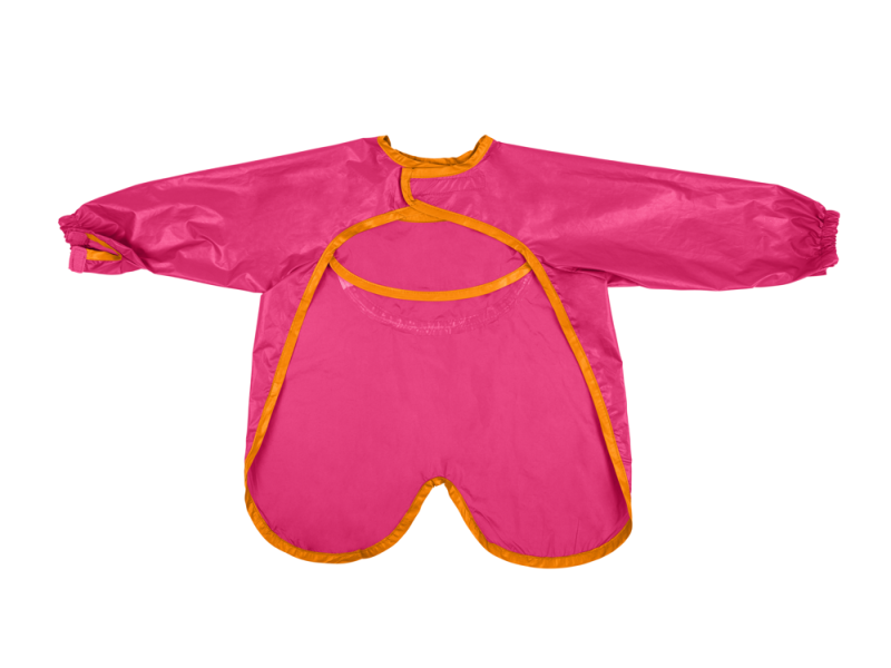 B.box - śliniak wodoodporny fartuszek z rękawami Smock Bib róż