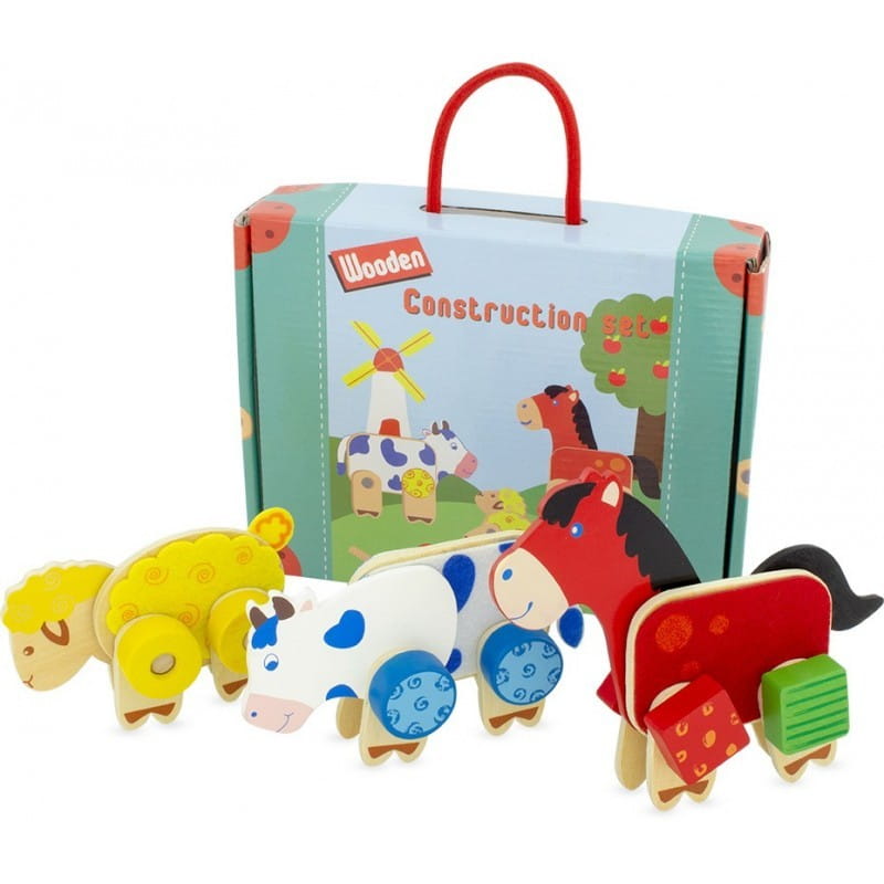 Zestaw konstrukcyjny zwierzęta z farmy - Ulysse