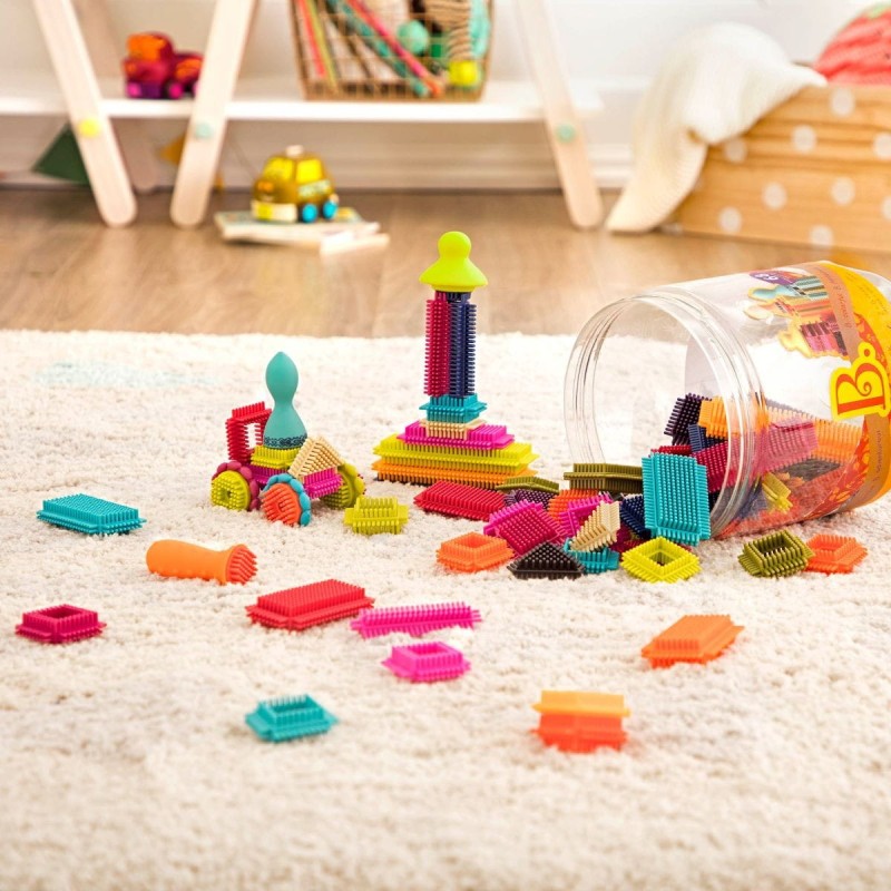 B.toys - klocki jeżyki w słoju Stackadoos in Jar