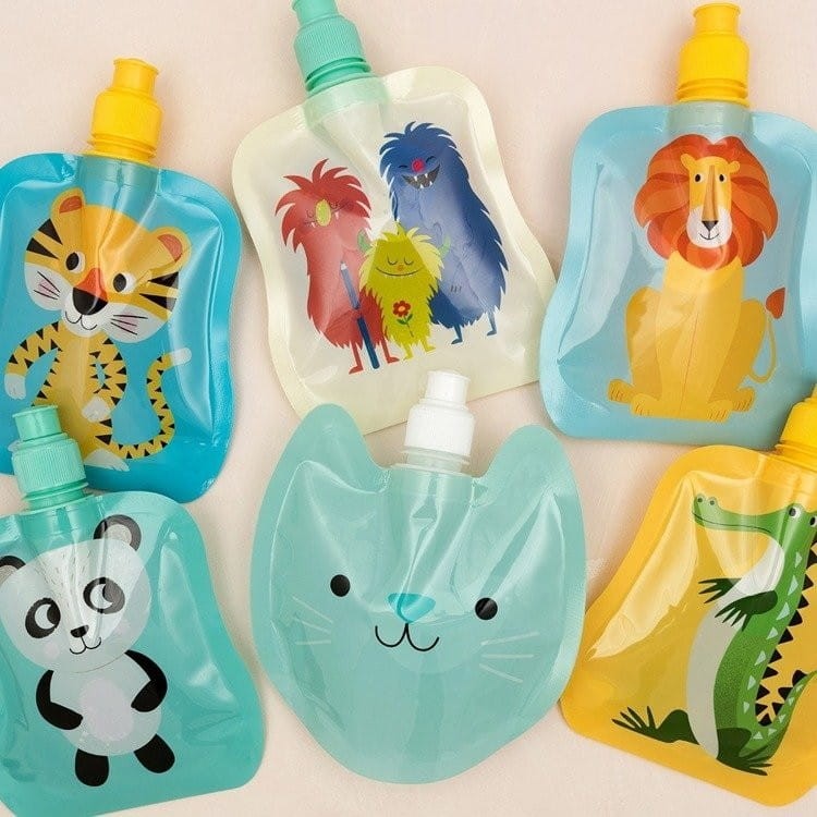 Rex London - zwijany bidon na wodę 200ml PANDA