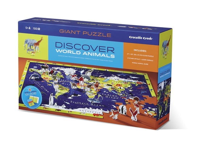 Puzzle 100 el. z Figurkami Odkryj Świat - Crocodile Creek