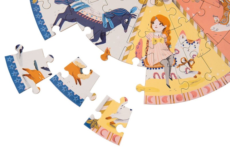 Puzzle 45 el. Les Parisiennes Karuzela - Moulin Roty