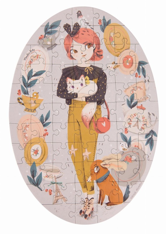 Puzzle 65 el. Les Parisiennes Konstancja - Moulin Roty