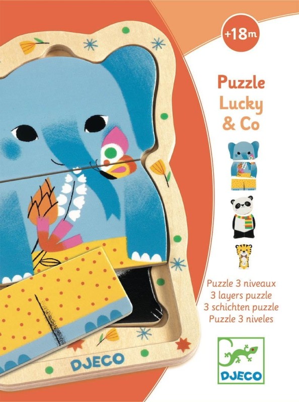 Układanka Warstwowa Lucky & Co - Djeco