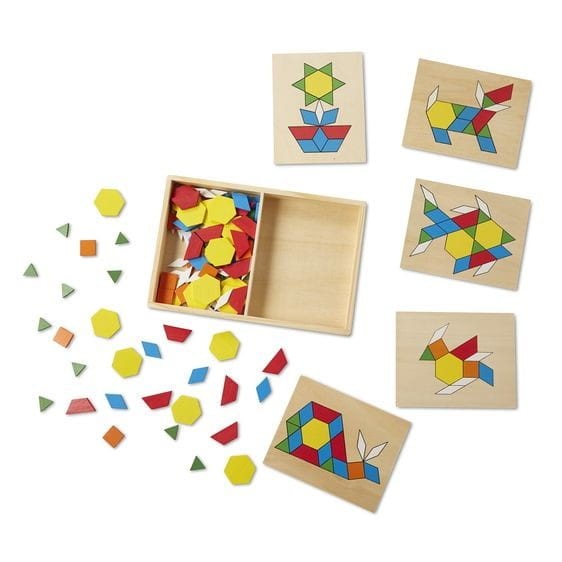 Drewniana układanka Geometryczna - 	Melissa & Doug